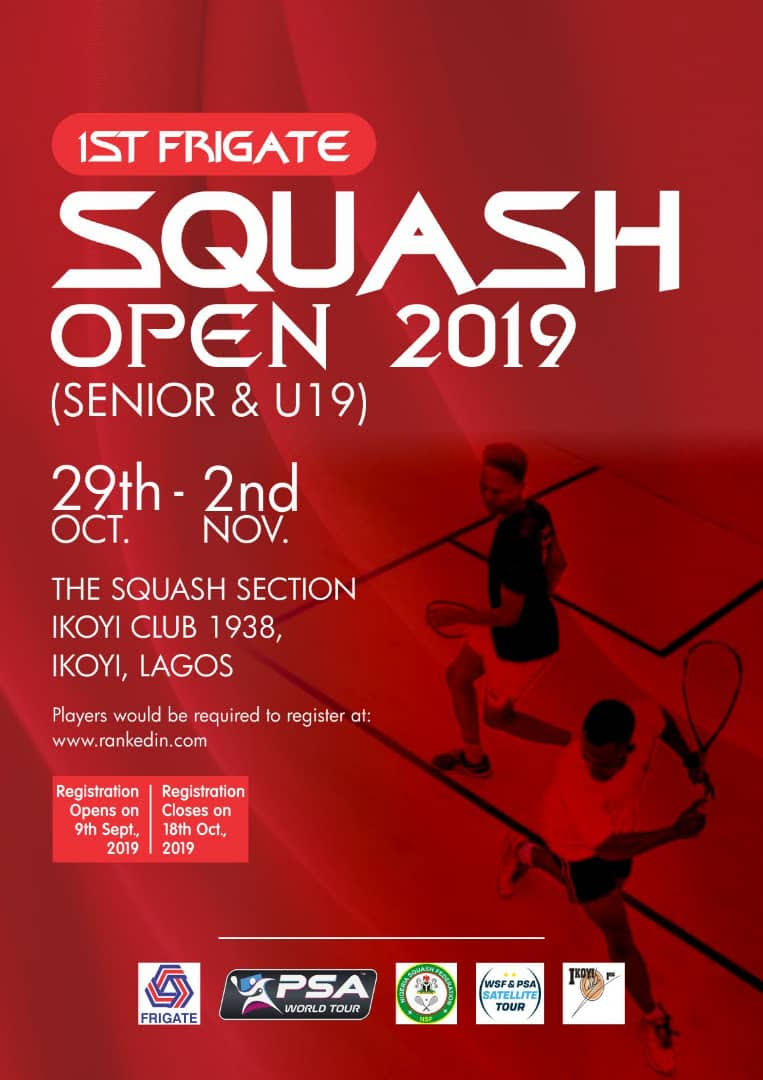 1st Frigate Squash Open 2019